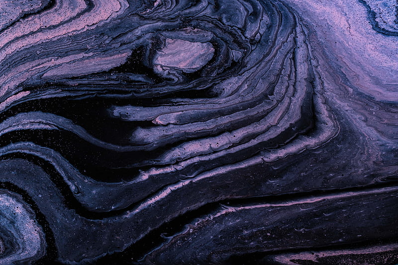 Abstract Art, Purple, Black, High Definition, HD wallpaper
