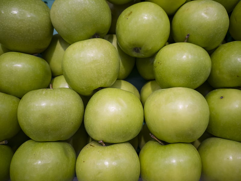 green apples, fresh, fruits, nutrition, Food, HD wallpaper