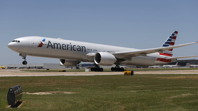 boeing 777-300ER, 777ER, american airlines, 777, boeing, HD wallpaper