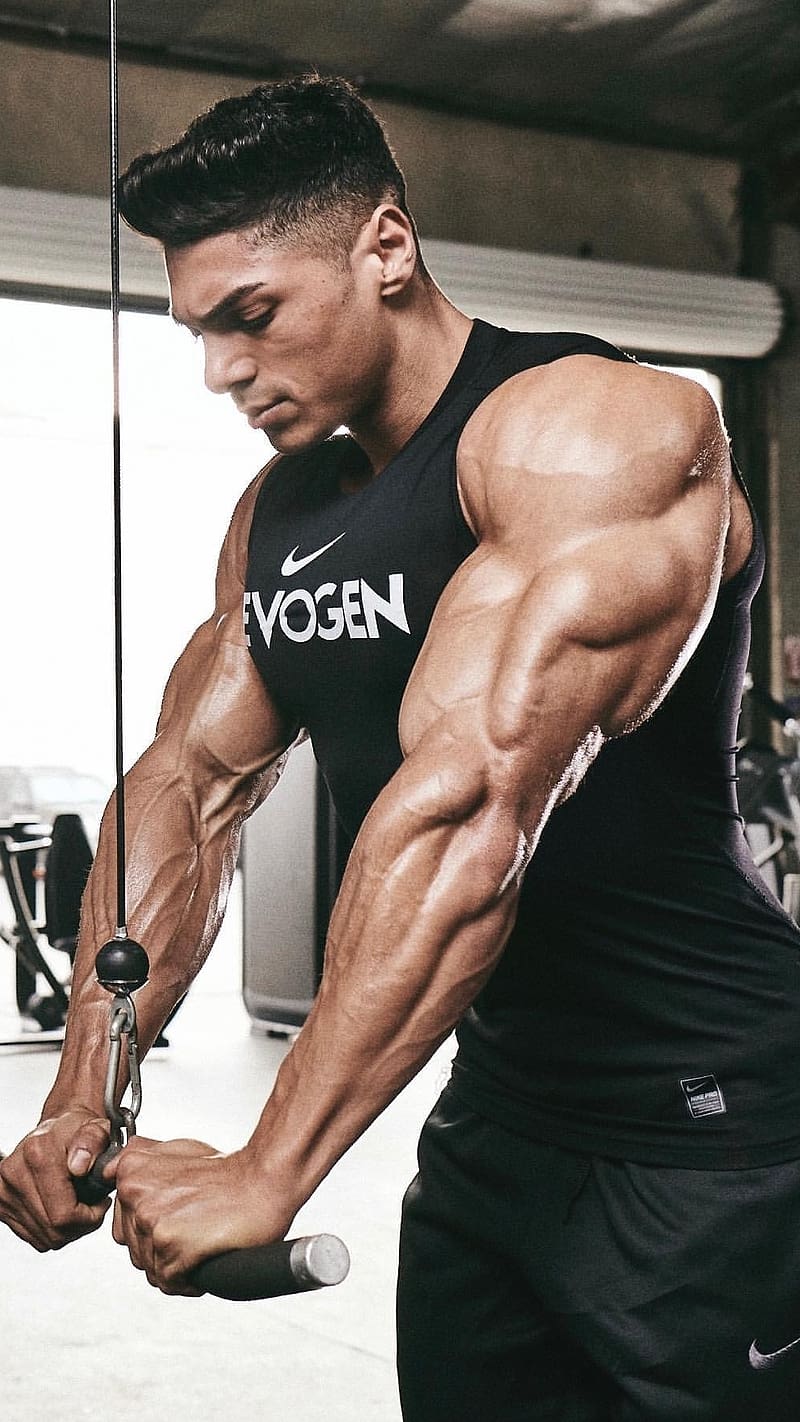 Bodybuilder, Andrei Deiu Workout, men physique bodybuilder, fitness model, HD phone wallpaper