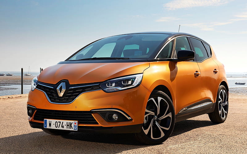 Renault Scenic , 2018 cars, compact vans, french cars, new Scenic, Renault, HD wallpaper