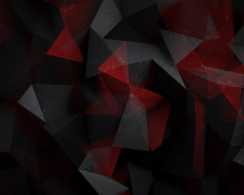 Crimson Cliff, abstract, black, red, HD wallpaper