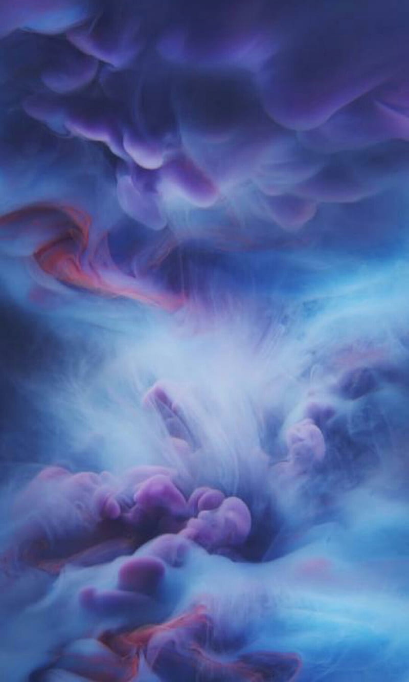 Iphone x, purple, smoke, colour, ink, orignal, HD phone wallpaper | Peakpx