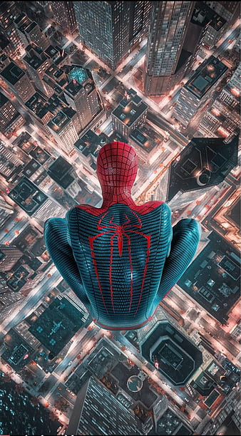 spiderman, amazing, art, man, marvel, mortal, spider, HD phone wallpaper