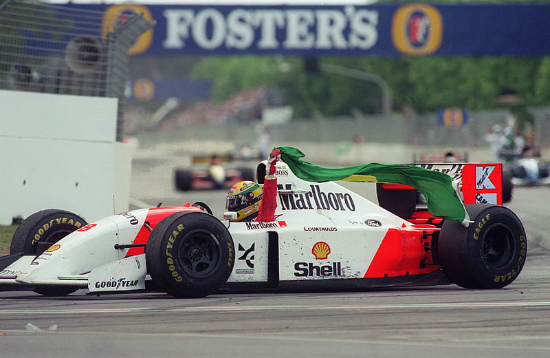 Ayrton Senna, f1, mclaren, brazil, formula 1, honda, flag, HD wallpaper