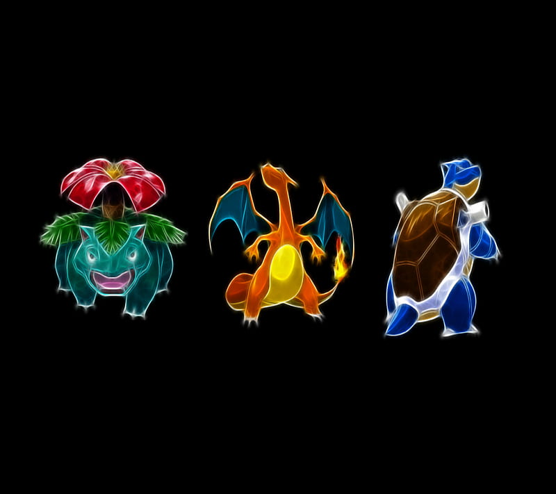 Pokemon, evolve, starter, HD wallpaper