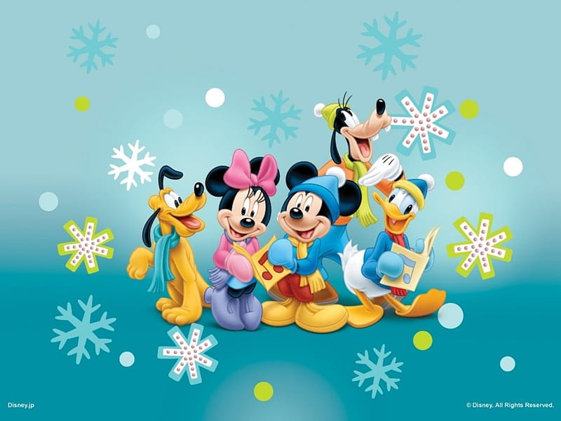 Mickey y amigos navidad, mickey y, navidad, amigos, Fondo de pantalla HD |  Peakpx