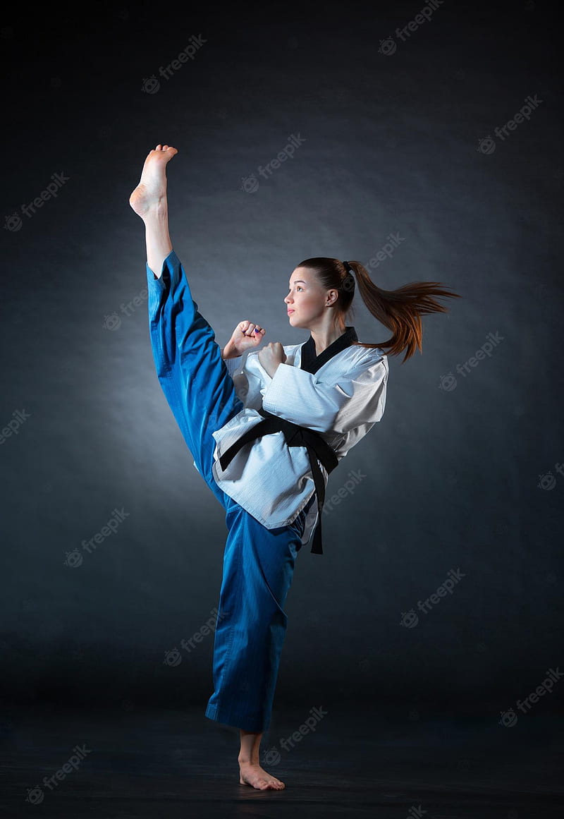 Black Belt Karate . Vectors, Stock & PSD, Girl Karate, HD phone wallpaper