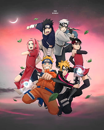 Boruto: Naruto Next Generation - Sarada Uchiha, Boruto Uzumaki e Mitsuki 2K  baixar papel de parede