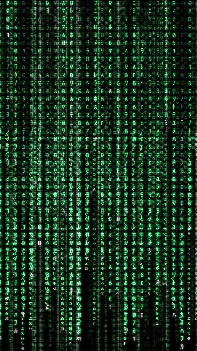 Matrix, letter, number, HD phone wallpaper