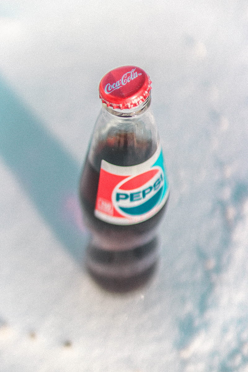 pepsi bottle with coca-cola cap, HD phone wallpaper
