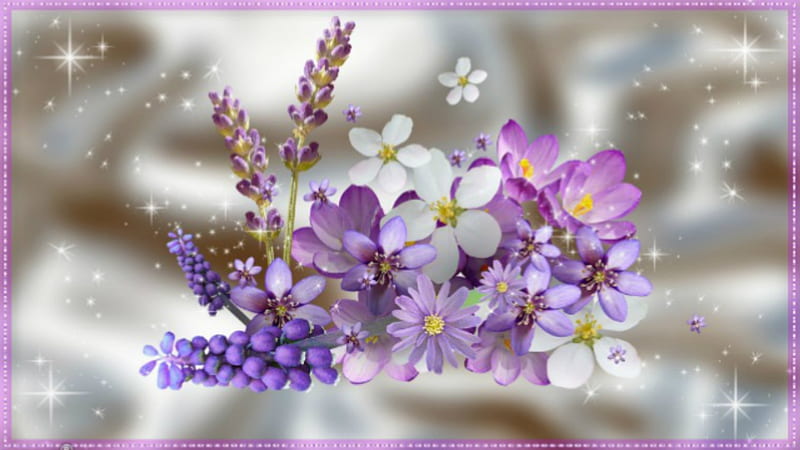 Forever In Love ~*~, in love, purple, romantic, cute purple flowers ...