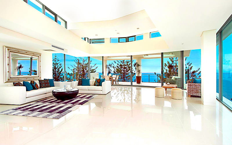 Luxurious Interior, Interiors, Homes, desenho, Luxury, Architecture, HD wallpaper