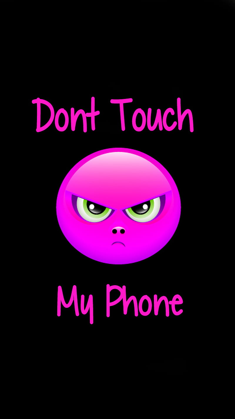 Dont Touch Pink, iphone, my, phone, HD phone wallpaper | Peakpx