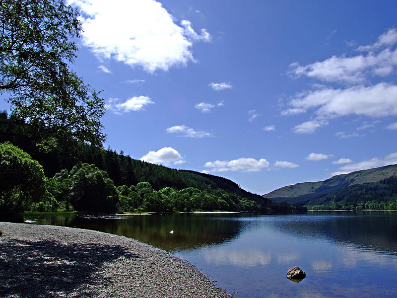 Loch Lubnaig - Scotland, Scotland, Scottish Highlands, Loch Lubnaig, Scottish Lochs, HD wallpaper
