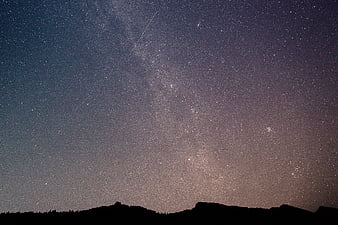 Starry Night Sky Horizon Scenery 4K Wallpaper #6.959