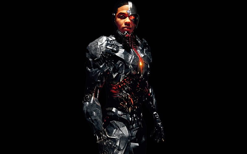 Cyborg, 2018, Justice league, poster, new movies, Ray Fisher, American actor, HD wallpaper