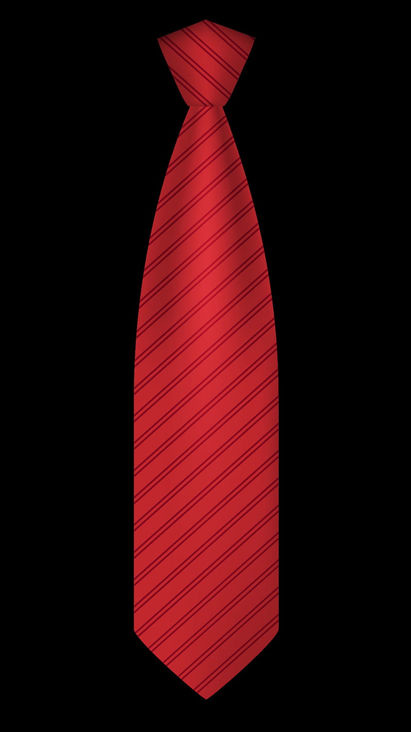 Red Neck Tie, Kiss, Red, black, dad, dark, fathers day, neck tie, stripes, suit, HD phone wallpaper
