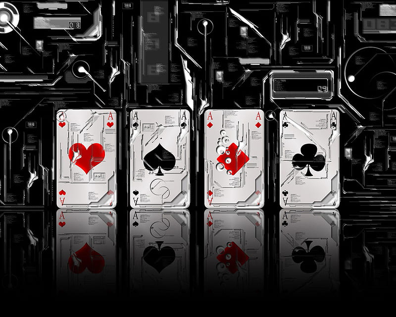 Download Image Two Ace Cards side by side, the perfect pair! Wallpaper