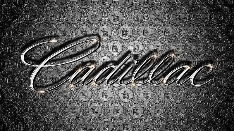 Caddy Black Cadillac Logo, Gimp, Cadillac, HD wallpaper
