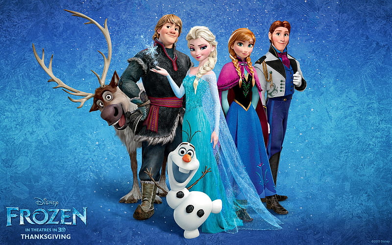 Frozen Movie , pixar, disney, movies, frozen, animated-movies, cartoons, HD wallpaper
