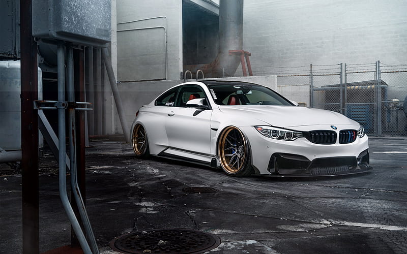 white, adv1, bmw, tuning, coupe, HD wallpaper