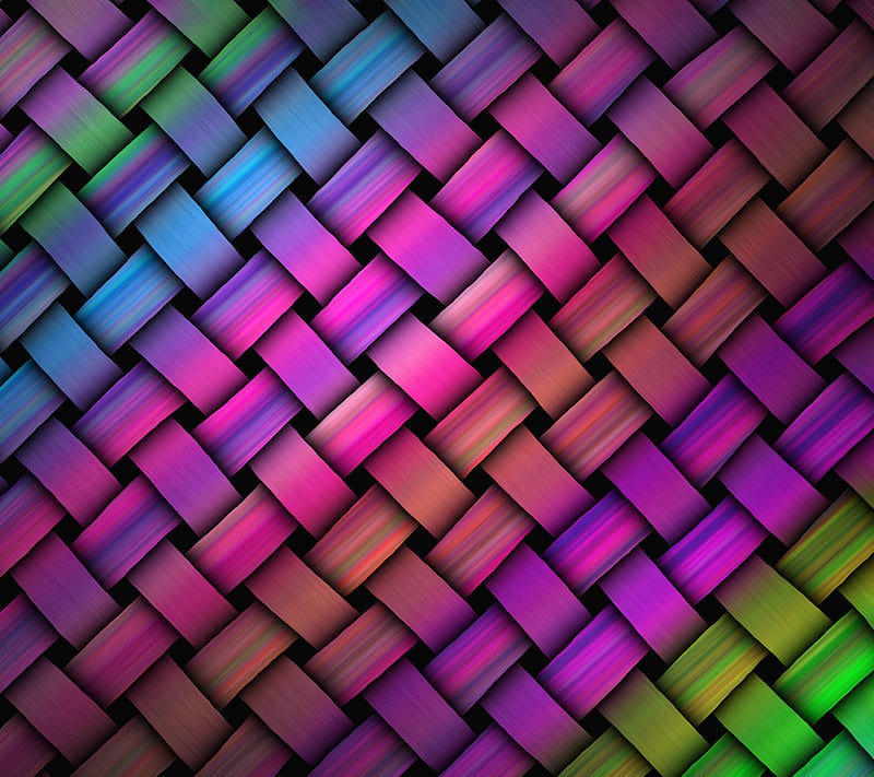 Weave by Marika, abstract, colorful, stripes, twist, HD wallpaper