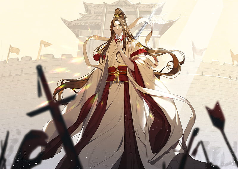 Anime, Tian Guan Ci Fu, Heaven Official's Blessing, His Royal Highness the Crown Prince of Xianle, Xie Lian, HD wallpaper