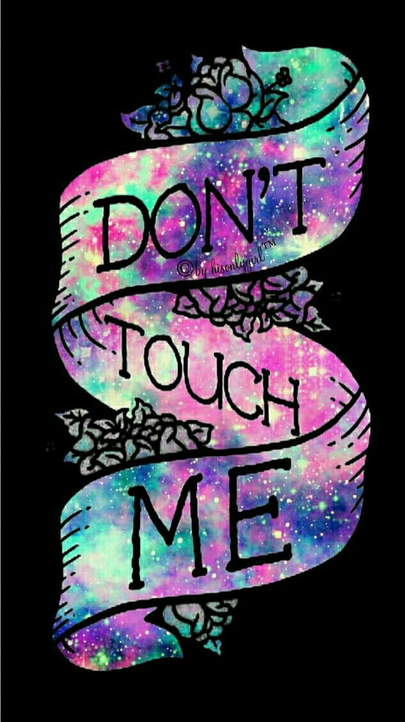 Do not touch me, cute, HD phone wallpaper | Peakpx