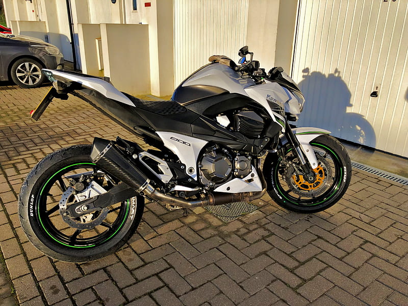 Z8, motorcycle, bike, z800, car, stance, HD wallpaper