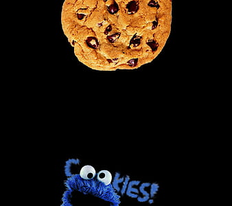 Cookie Monster 1, cookie, cookie monster, monster, HD wallpaper