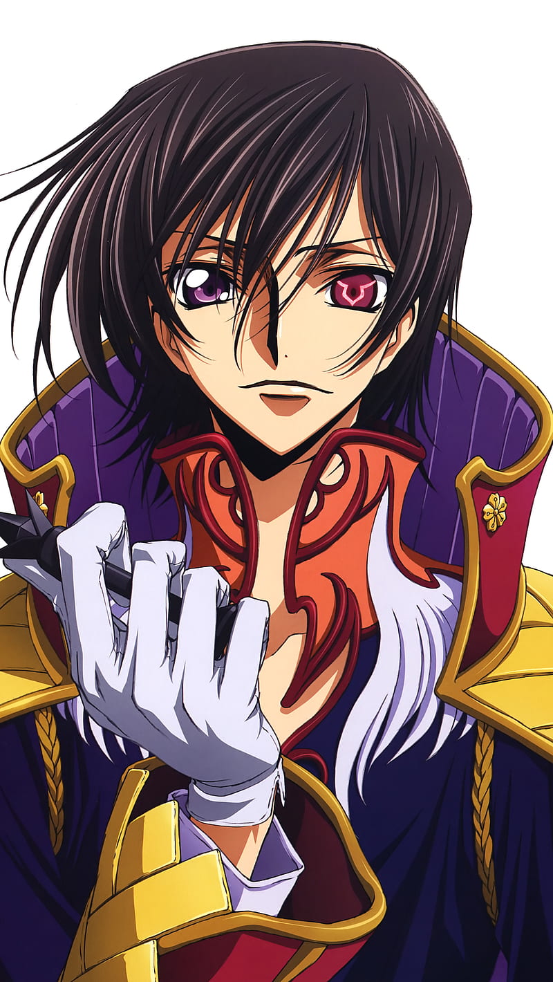 Lelouch Lamperouge, anime, code geass, guy, HD phone wallpaper