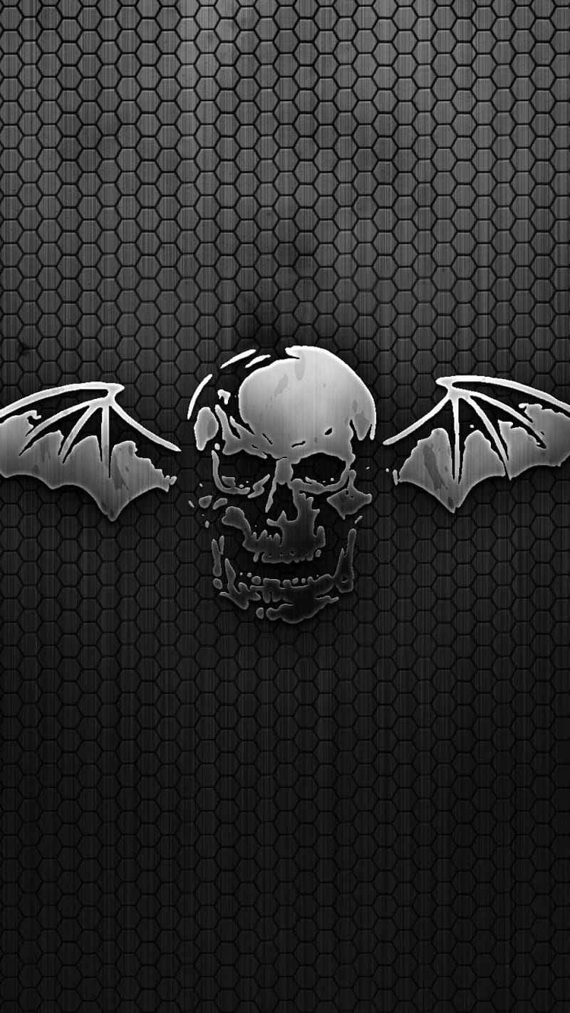 Avenged Sevenfold, band, bat, logo, metal, music, HD phone wallpaper