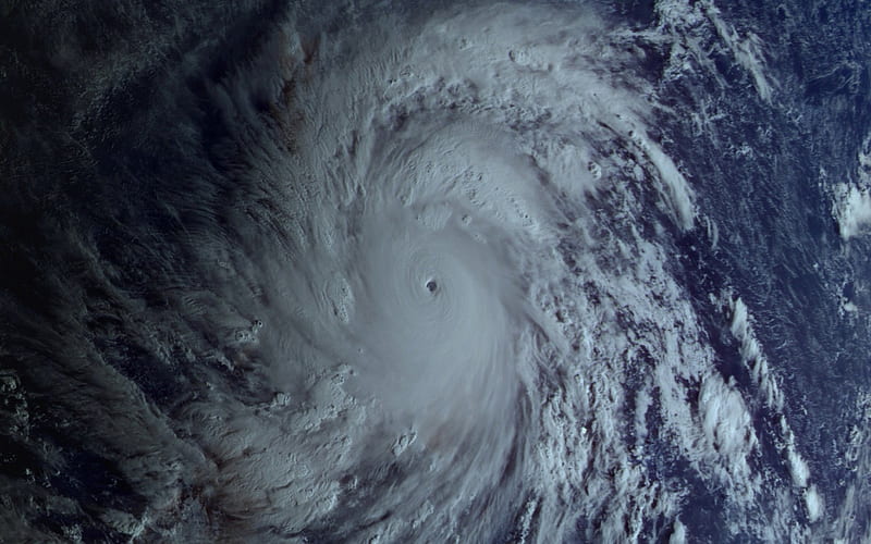 Typhoon Over Japan 2014 Weather Japan Clouds Storms Space