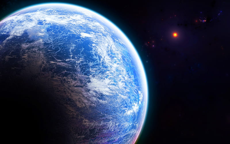 Earth from space, Solar System, galaxy, stars, sci-fi, universe, NASA,  planets, HD wallpaper | Peakpx