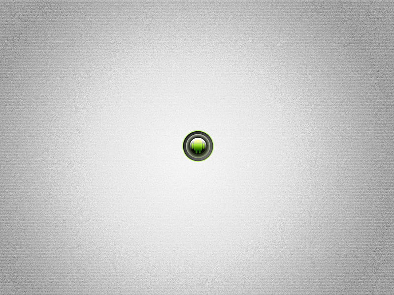 Android, button, green, gris, push, HD wallpaper