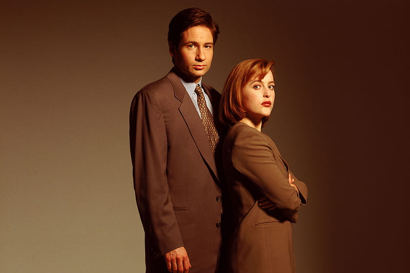 The X-Files, Dana Scully, David Duchovny, Fox Mulder, Gillian Anderson, HD wallpaper