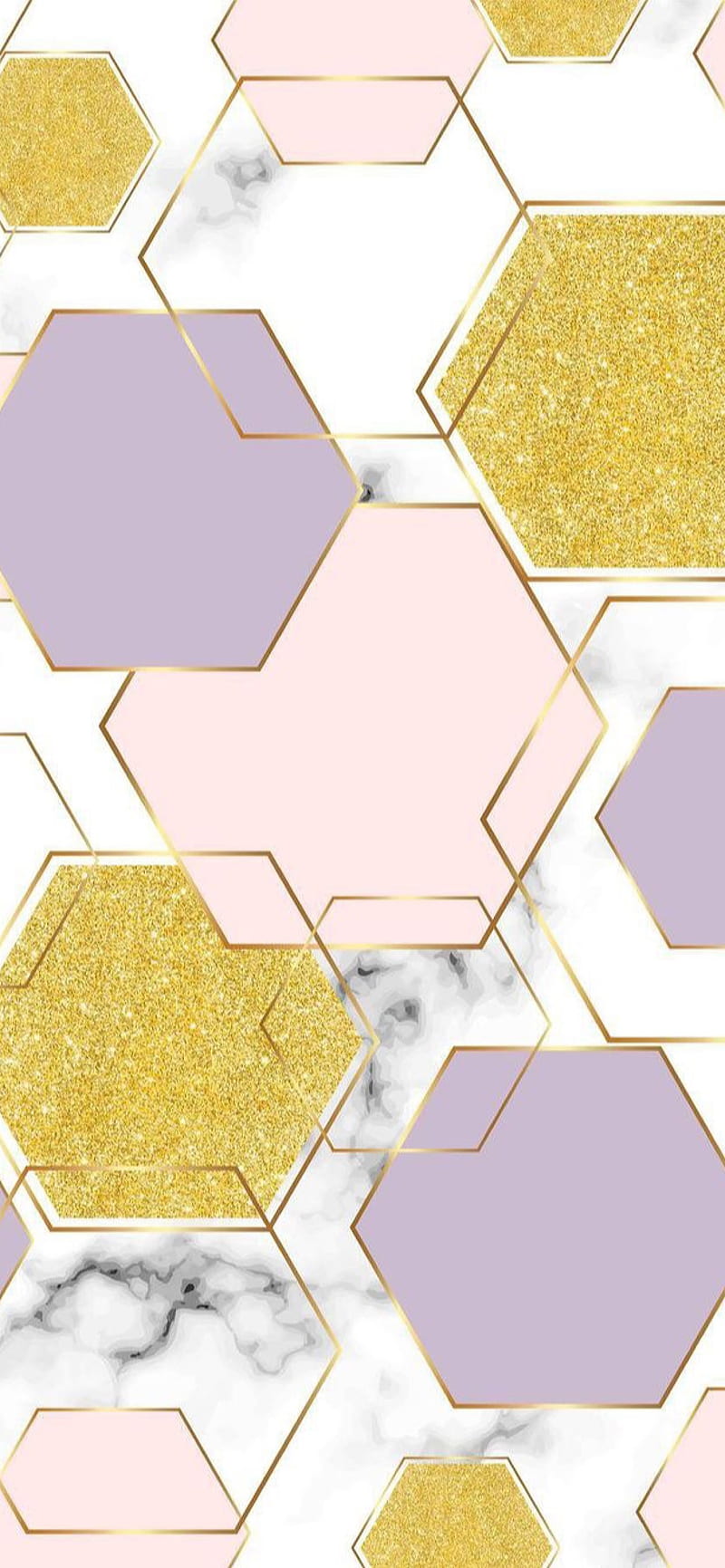 Geometric, geometric, gold, marble, pattern, pink, purple, HD phone  wallpaper | Peakpx