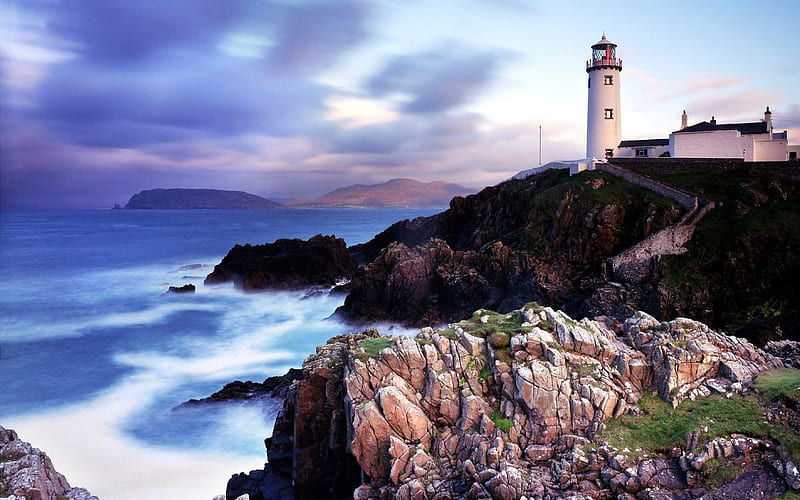 Ireland-head lighthouse, HD wallpaper