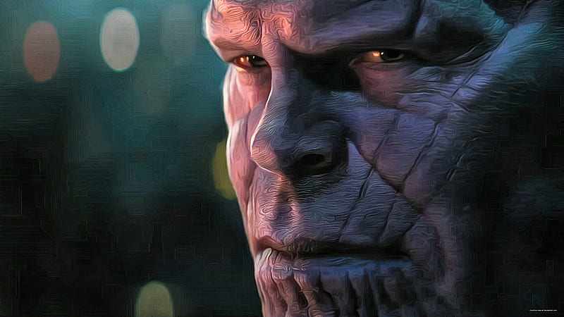 Thanos In Avengers Infinity War 2018 Artwork, thanos, avengers-infinity-war, movies, 2018-movies, artwork, artist, HD wallpaper