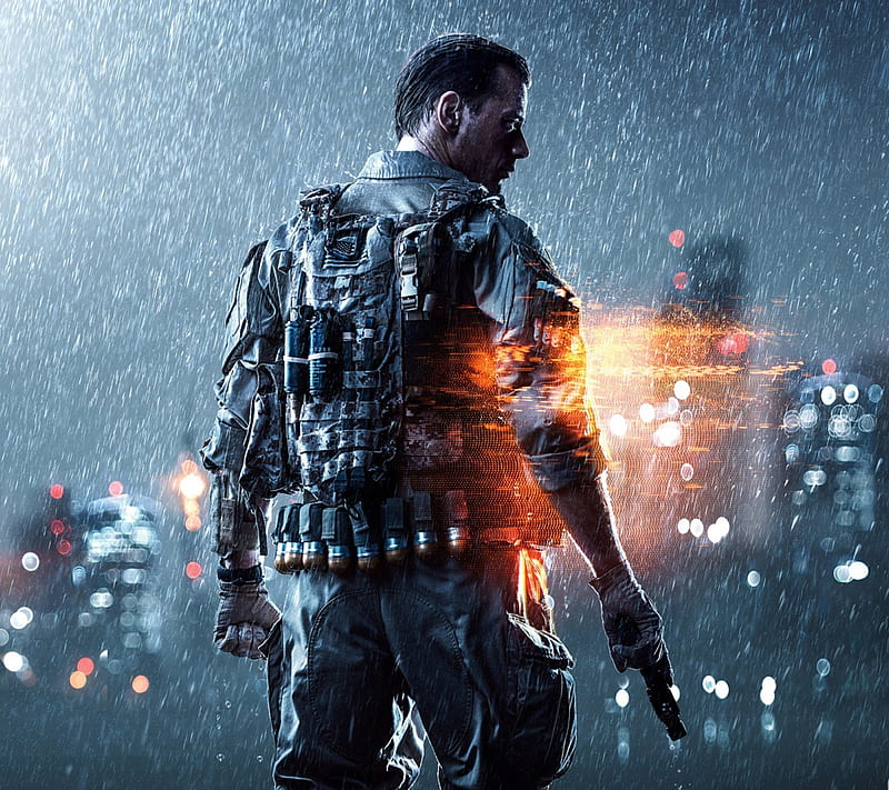 Battlefield 4, army rain, soldier, video games, HD wallpaper | Peakpx