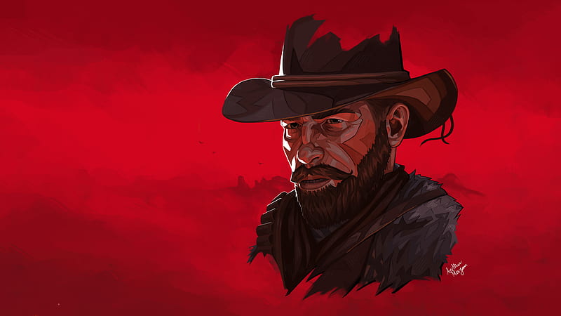 Arthur Morgan With Guns HD Red Dead Redemption 2 Wallpapers, HD Wallpapers