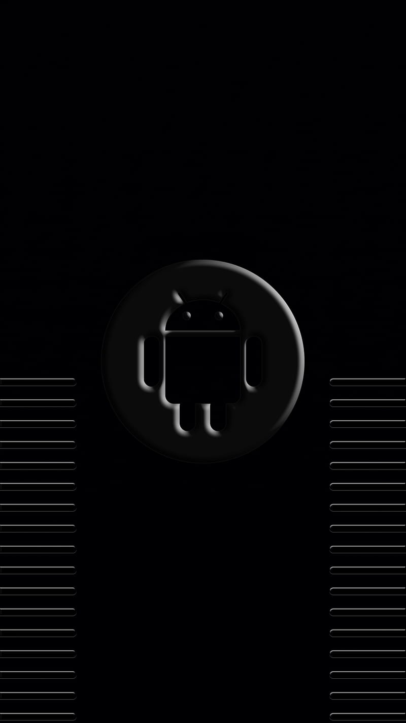 Jet Black Android, 929, amoled, cool, droid, new, HD phone wallpaper