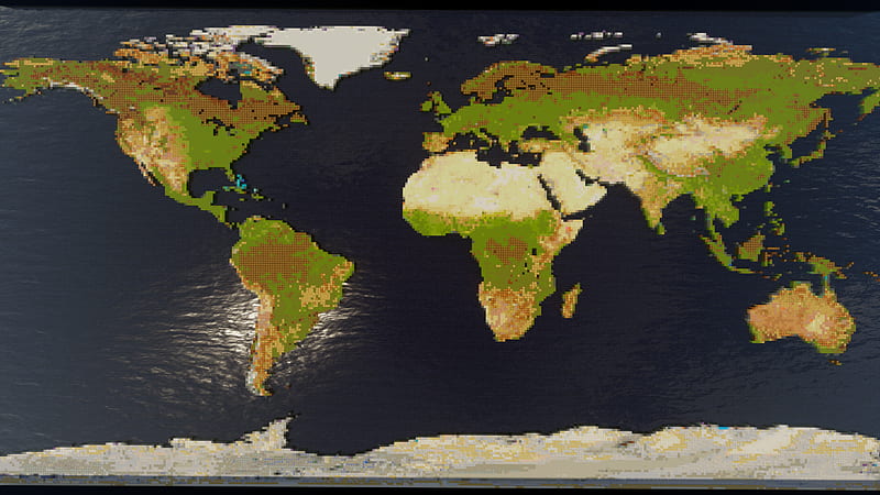 minecraft earth map to scale