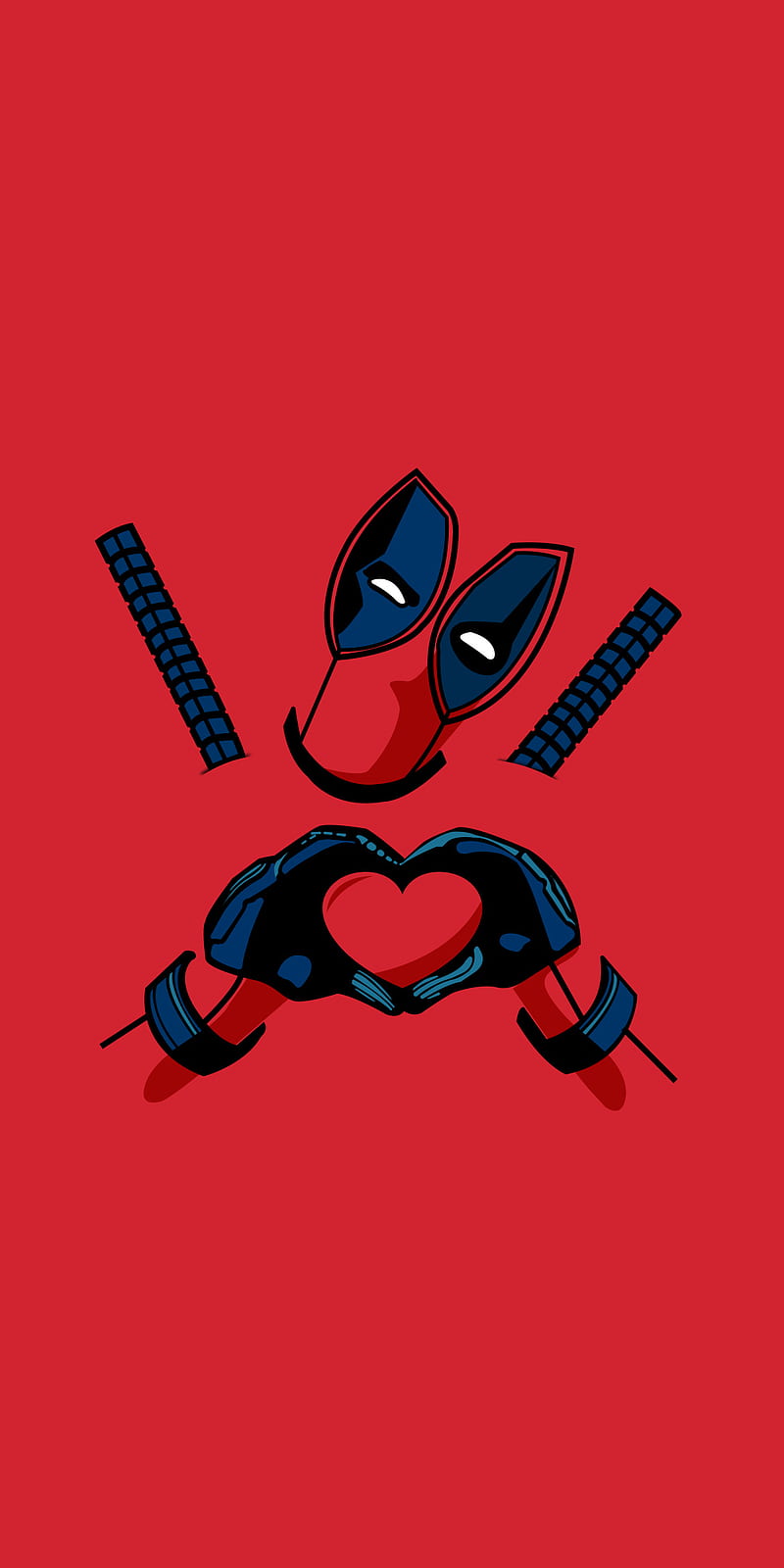 Deadpool Logo, comics, deadpool, disney, hollywood, marvel, movies, red, superhero, x man, HD phone wallpaper