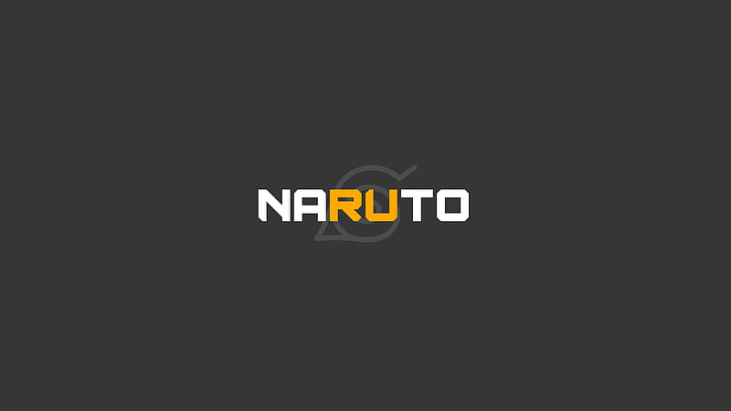 Naruto Hidden Village Logo Minimal , naruto, anime, logo, minimalism, minimalist, HD wallpaper