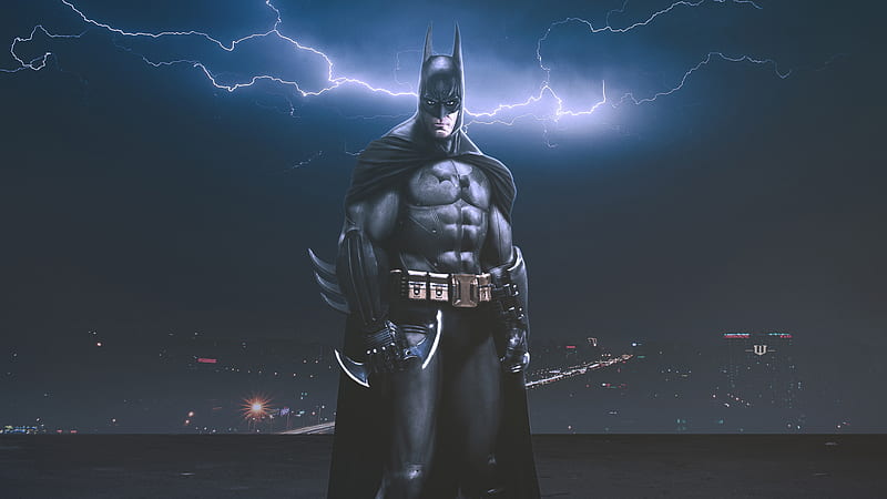 Batman In The Night Artworks, batman, superheroes, artwork, digital-art, behance, HD wallpaper