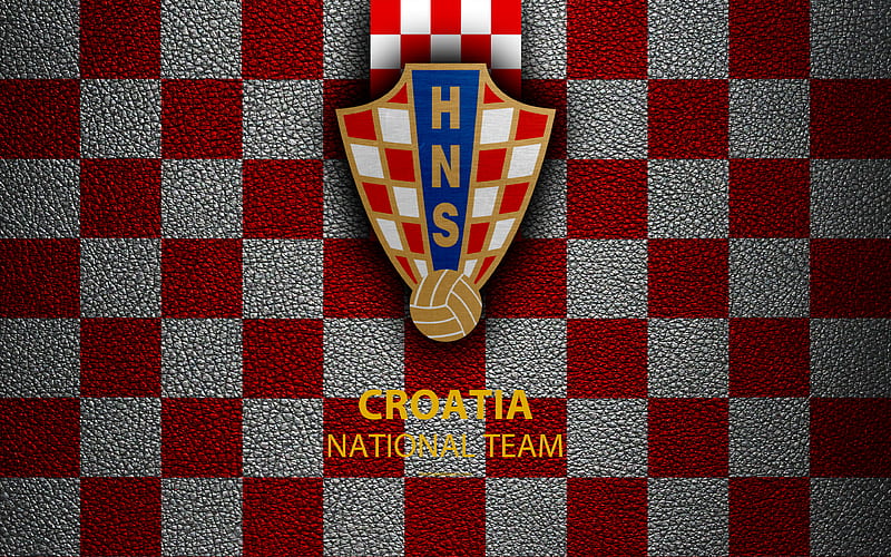 Download Wallpapers 4k Croatia National Football Team Logo Europe Football Wooden Texture 6416