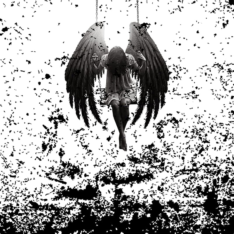 creepy anime dark angel