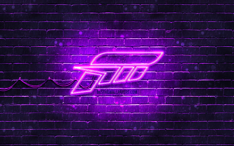Forza violet logo violet brickwall, Forza logo, 2020 games, Forza neon logo, Forza, HD wallpaper